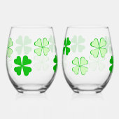 Shamrocks Stemless wijnglazen Wijnglas Zonder Voet (Links)