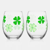 Shamrocks Stemless wijnglazen Wijnglas Zonder Voet (Rechts)
