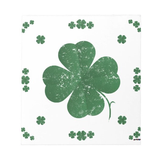 Shamrocks - stijl notitieblok (Voorkant)
