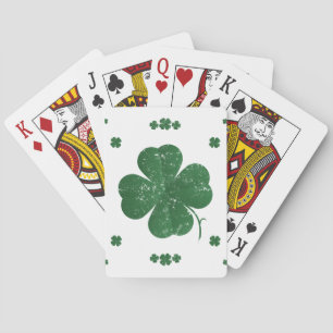 Shamrocks -  stijl speelkaarten