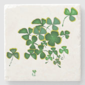Shamrocks Stone Onderzetter (Voorkant)