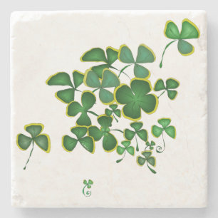 Shamrocks Stone Onderzetter