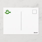 Shamrocks, symbool van St. Patrick's Day, Briefkaart (Achterkant)