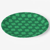 Shamrocks, symbool van St. Patrick's Day, Papieren Bordje (Gekanteld)