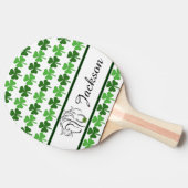 Shamrocks Tafeltennisbatje (Zijkant)