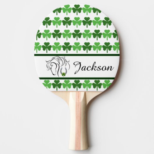 Shamrocks Tafeltennisbatje (Voorkant)
