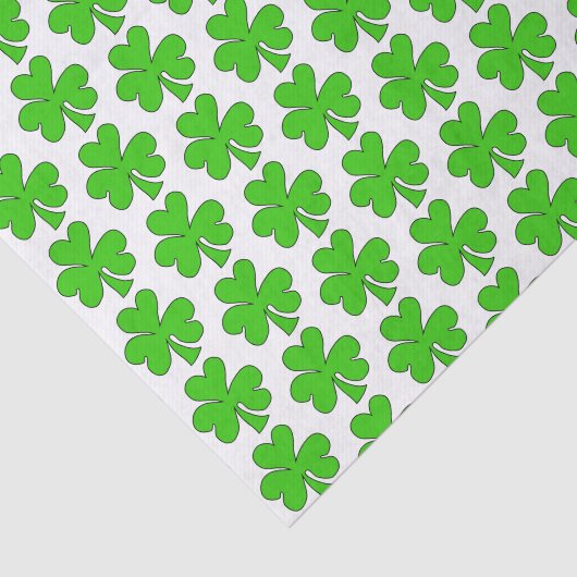 Shamrocks Tissuepapier (Detail)