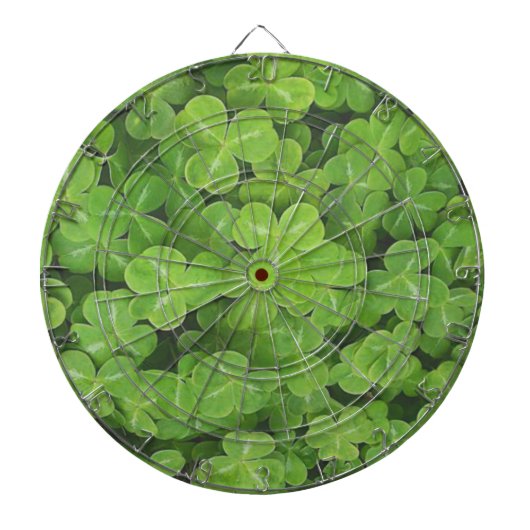 Shamrocks van Kenneth Yoncich Dartbord (Voorkant)