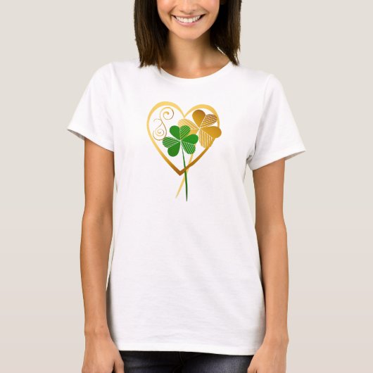 Shamrocks van mijn hart t-shirt (Voorkant)