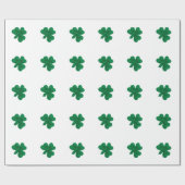 Shamrocks - verpakkingspapier cadeaupapier (Vlak)