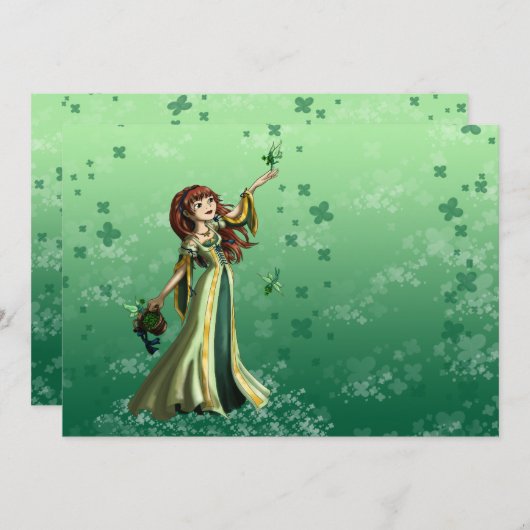 Shamrocks verzamelen (Voorkant / Achterkant)