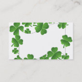 Shamrocks Visitekaartje (Achterkant)