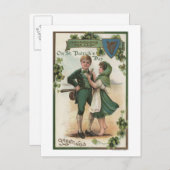 Shamrocks voor eenden briefkaart (Voorkant / Achterkant)