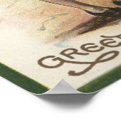 Shamrocks voor eenden poster (Hoek)