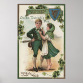 Shamrocks voor eenden poster (Voorkant)