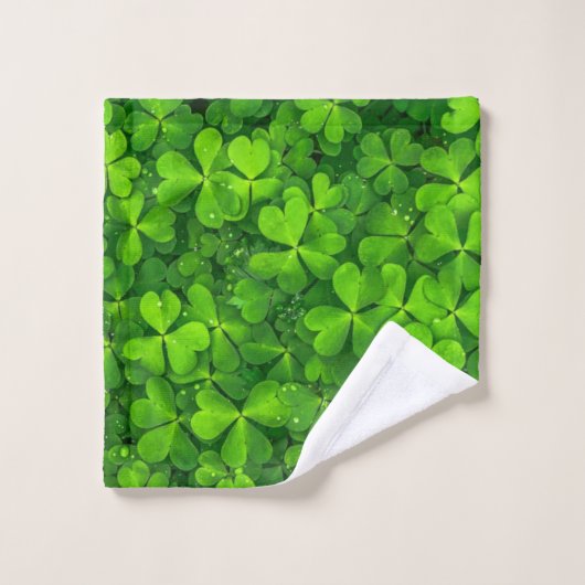 Shamrockveld Bad Handdoek (Wasdoekje)