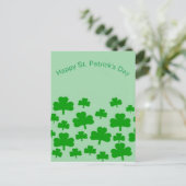 Shamrockveld Briefkaart (Staand voorkant)