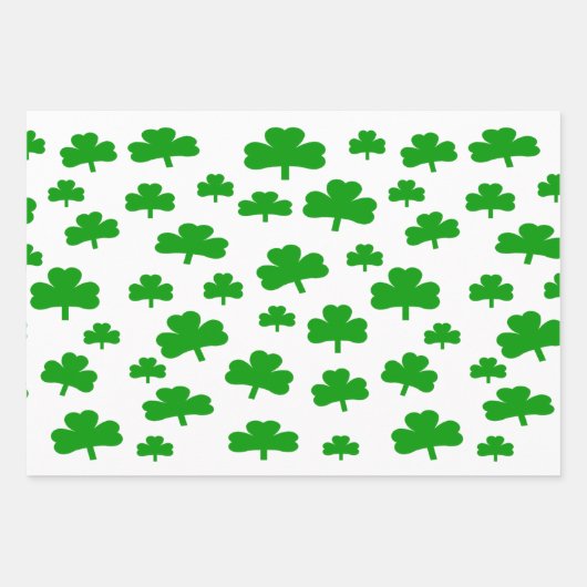 Shamrockveld Inpakpapier Vel (Voorkant)