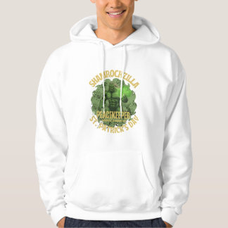 Shamrockzilla Peacekeeper: St. Patrick's Day Kaiju Hoodie