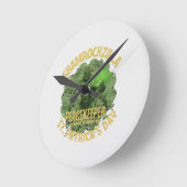 Shamrockzilla Peacekeeper: St. Patrick's Day Kaiju Ronde Klok (Hoek)