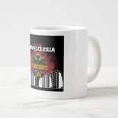 Shamrockzilla: St. Patrick's Day Kaiju Monster Grote Koffiekop (Voorkant rechts)
