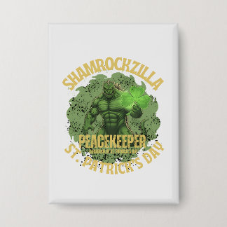 Shamrockzilla Vredeshandhaver: St. Patrick's Day K Button