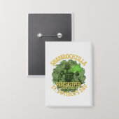 Shamrockzilla Vredeshandhaver: St. Patrick's Day K Button (Voorkant / Achterkant)