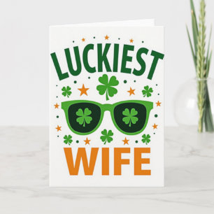 ShamrockZonnebrilVrouwKaart Kaart