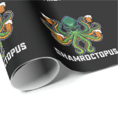 Shamroctopus Octopus Liefhebber St. Patrick's Dag Cadeaupapier (Rol Hoek)