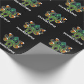 Shamroctopus Octopus Lover St Patrick's Day Cadeaupapier (Hoek)