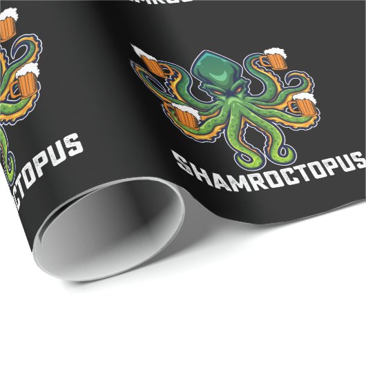 Shamroctopus Octopus Lover St Patrick's Day Cadeaupapier (Rol Hoek)