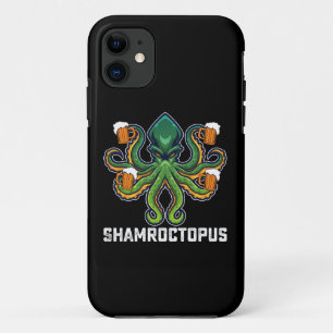Shamroctopus Octopus Lover St Patrick's Day Case-Mate iPhone Case