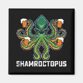 Shamroctopus Octopus Lover St Patrick's Day Magneet (Voorkant)