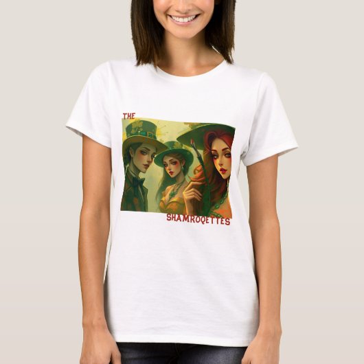 Shamroqettes Cyber-Chic T-shirt (Voorkant)