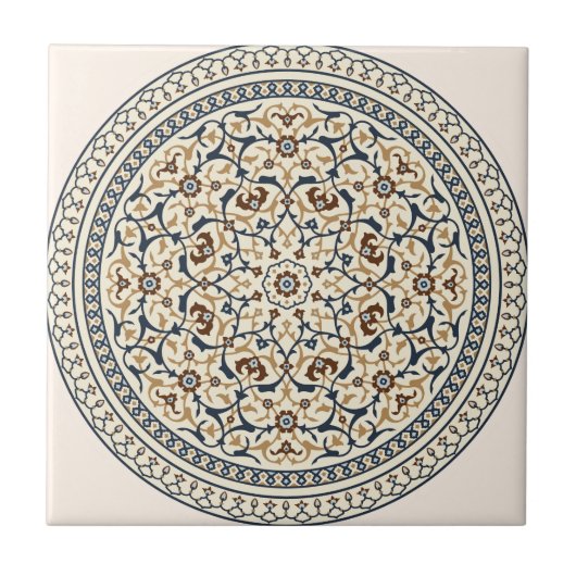 Shamseh Motif Tegeltje (Voorkant)