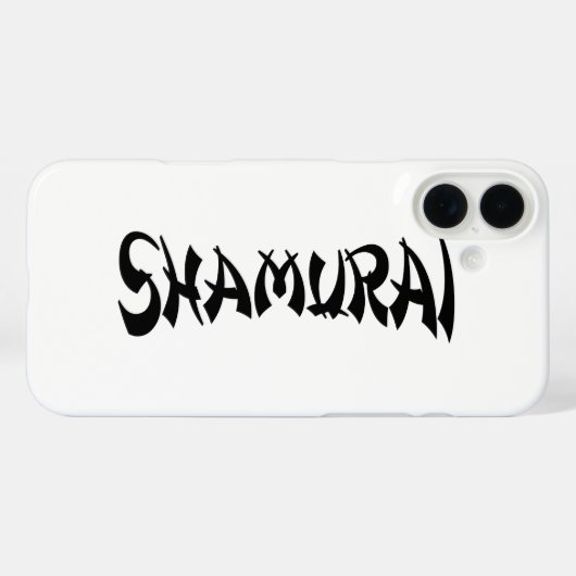 SHAMURAI Case-Mate iPhone CASE (Achterkant (horizontaal))