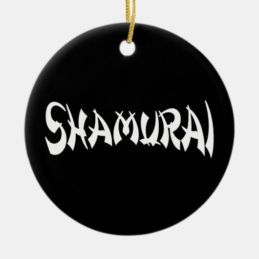 SHAMURAI KERAMISCH ORNAMENT (Voorkant)