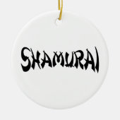 SHAMURAI KERAMISCH ORNAMENT (Voorkant)