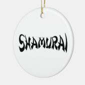 SHAMURAI KERAMISCH ORNAMENT (Links)