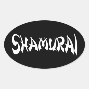 SHAMURAI OVALE STICKER
