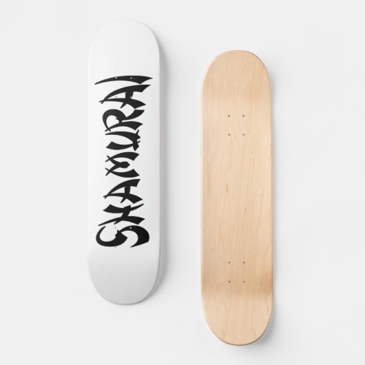 SHAMURAI PERSOONLIJK SKATEBOARD (Voorkant)