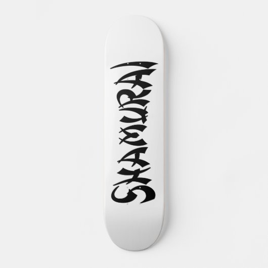 SHAMURAI PERSOONLIJK SKATEBOARD (Voorkant)