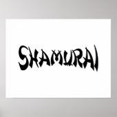 SHAMURAI POSTER (Voorkant)