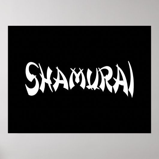 SHAMURAI POSTER (Voorkant)