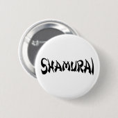 SHAMURAI RONDE BUTTON 5,7 CM (Voorkant /achterkant)