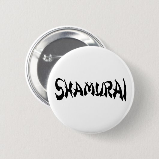 SHAMURAI RONDE BUTTON 5,7 CM (Voorkant /achterkant)