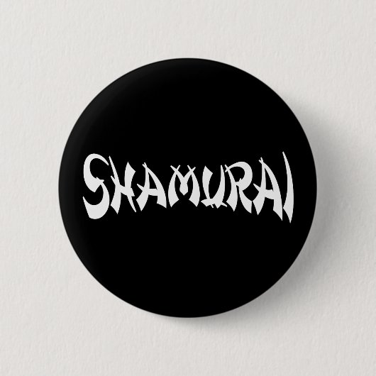 SHAMURAI RONDE BUTTON 5,7 CM (Voorkant)