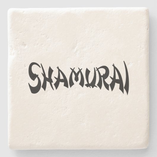 SHAMURAI STENEN ONDERZETTER (Voorkant)