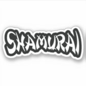 SHAMURAI STICKER (Voorkant)