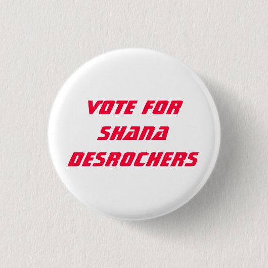 Shana DesRochers Ronde Button 3,2 Cm (Voorkant)